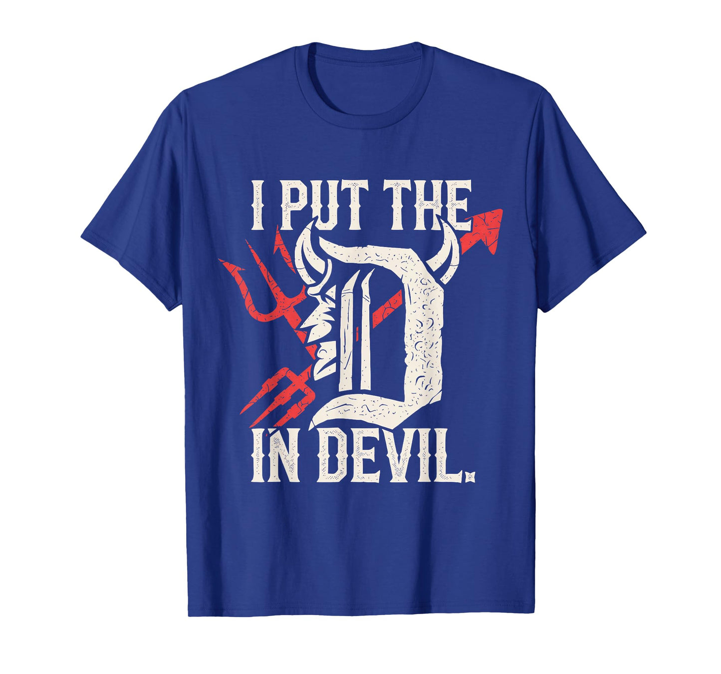 I Put The D in Devil Matching Couple Funny Halloween T-Shirt