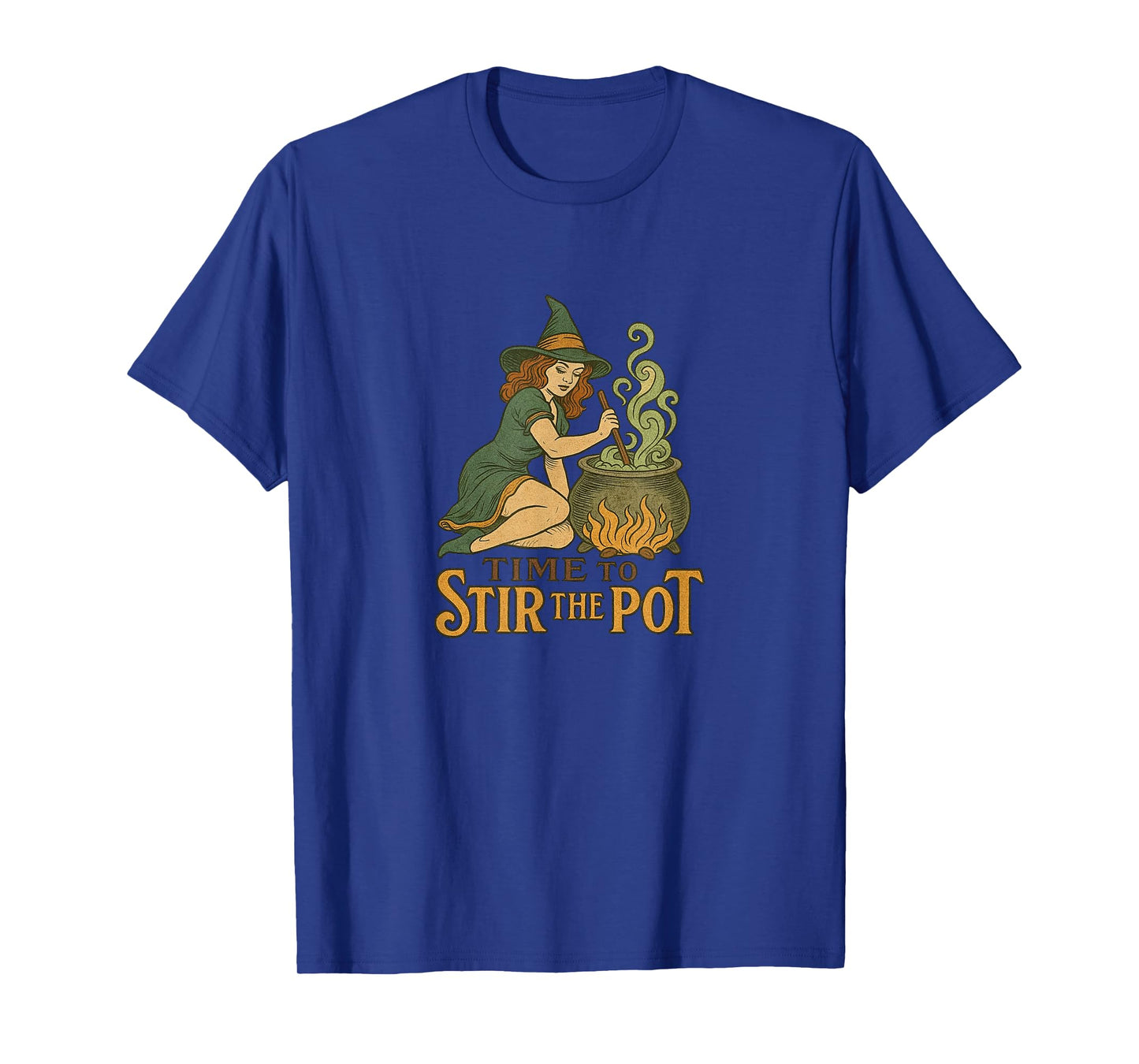 Time to Stir The Pot Halloween Witch T-Shirt