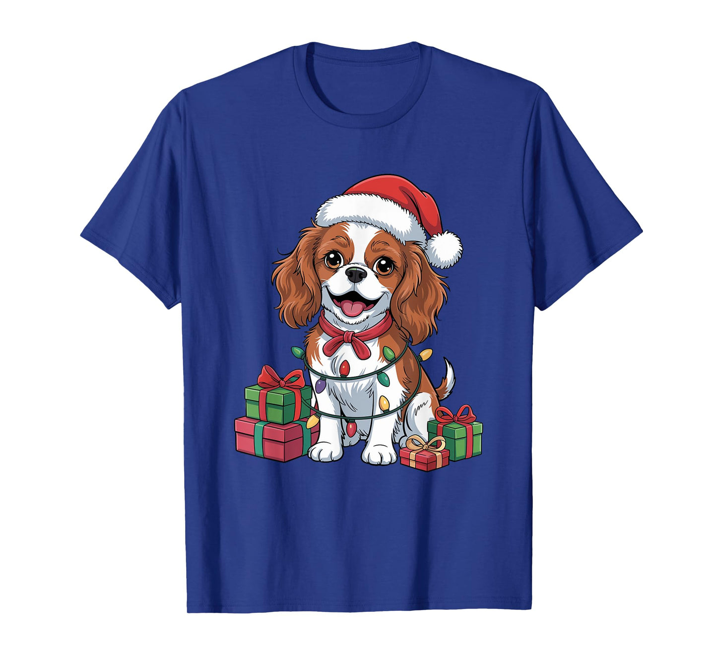 Cavalier King Charles Spaniel Christmas Dog Lover Holiday T-Shirt