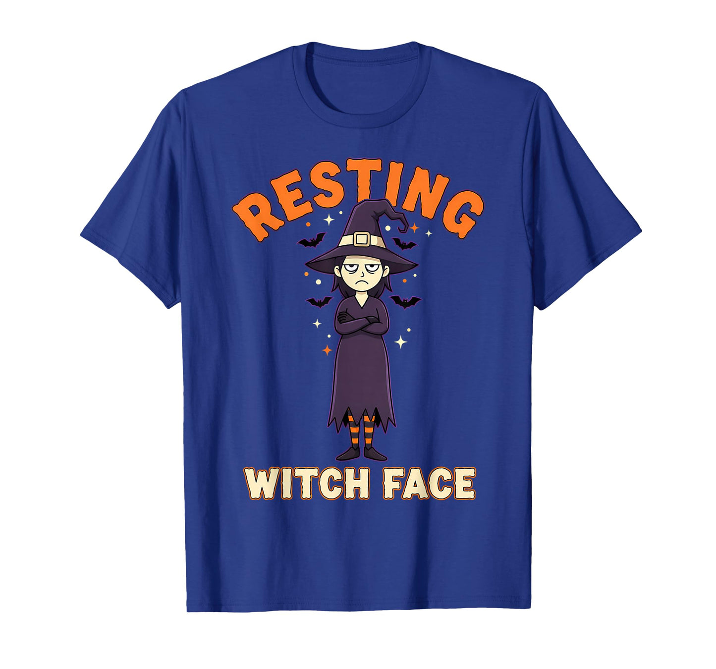 Resting Witch Face Funny Halloween Witch Spooky T-Shirt