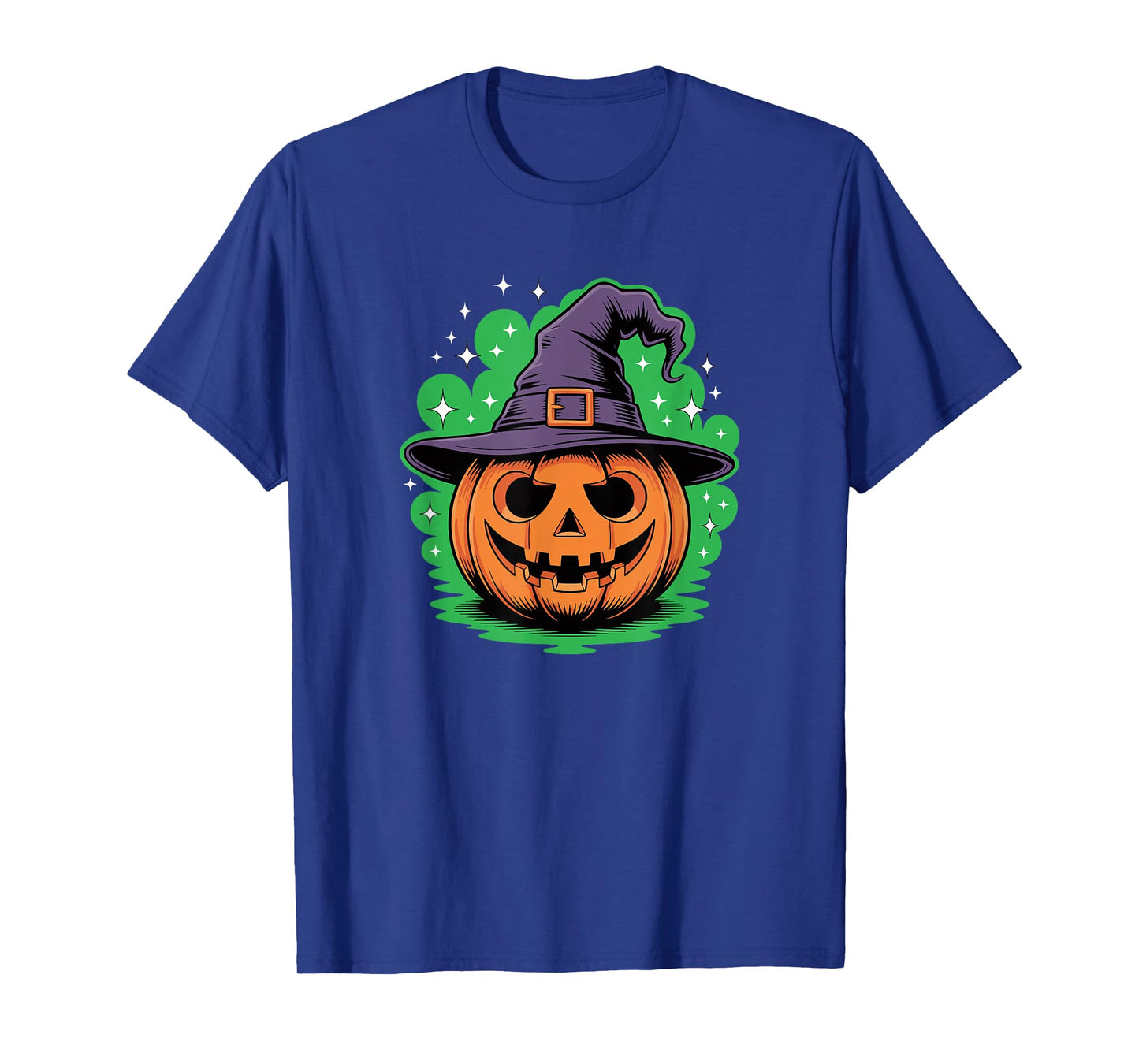 Halloween Pumpkin Witch Hat Spooky Season T-Shirt