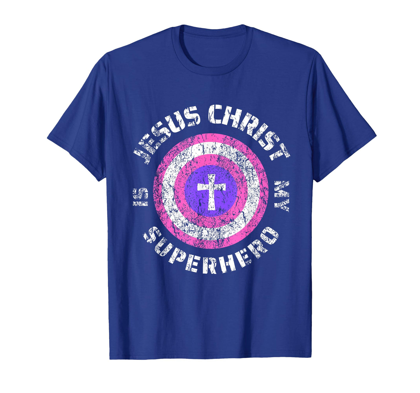 Jesus Christ Is My Superhero Jesus Kids Toddler Girls 5T 4T T-Shirt