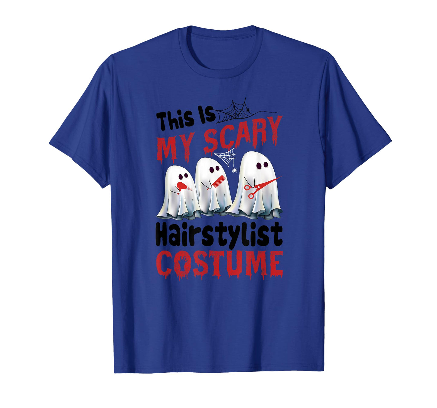 Amazing Spooky Creepy Halloween Scary Hairstylist T-Shirt