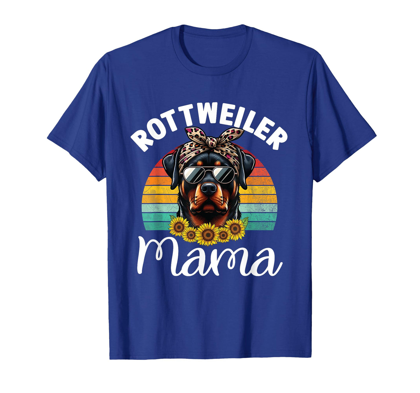 Rottweiler Mom Dog Lovers Rottie Mama Puppy Mother's Day Men Women Girls Kids T-Shirt