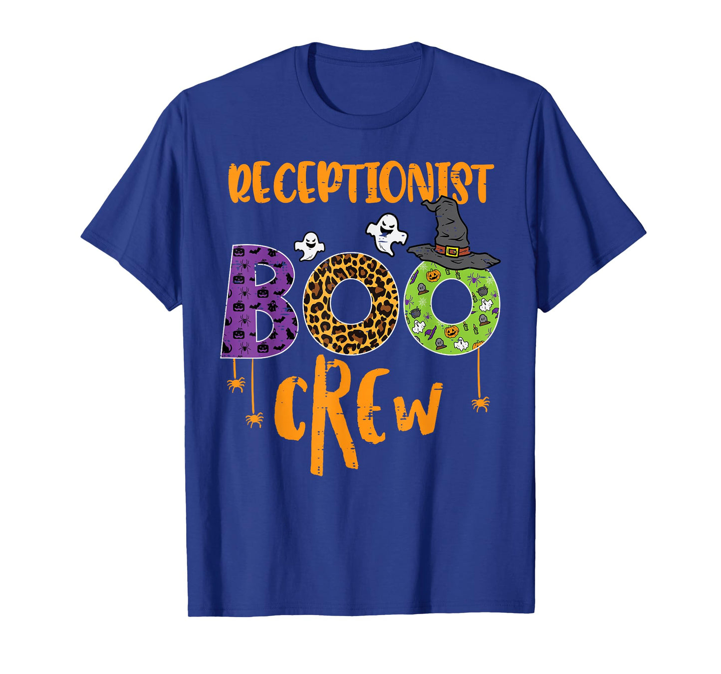 Halloween Receptionist Boo Crew Front Desk Costume Women Men T-Shirt