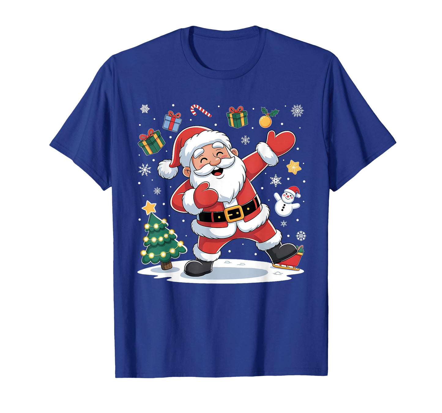 Dabbing Santa Claus Christmas Holiday Boys Kids Dab Xmas T-Shirt