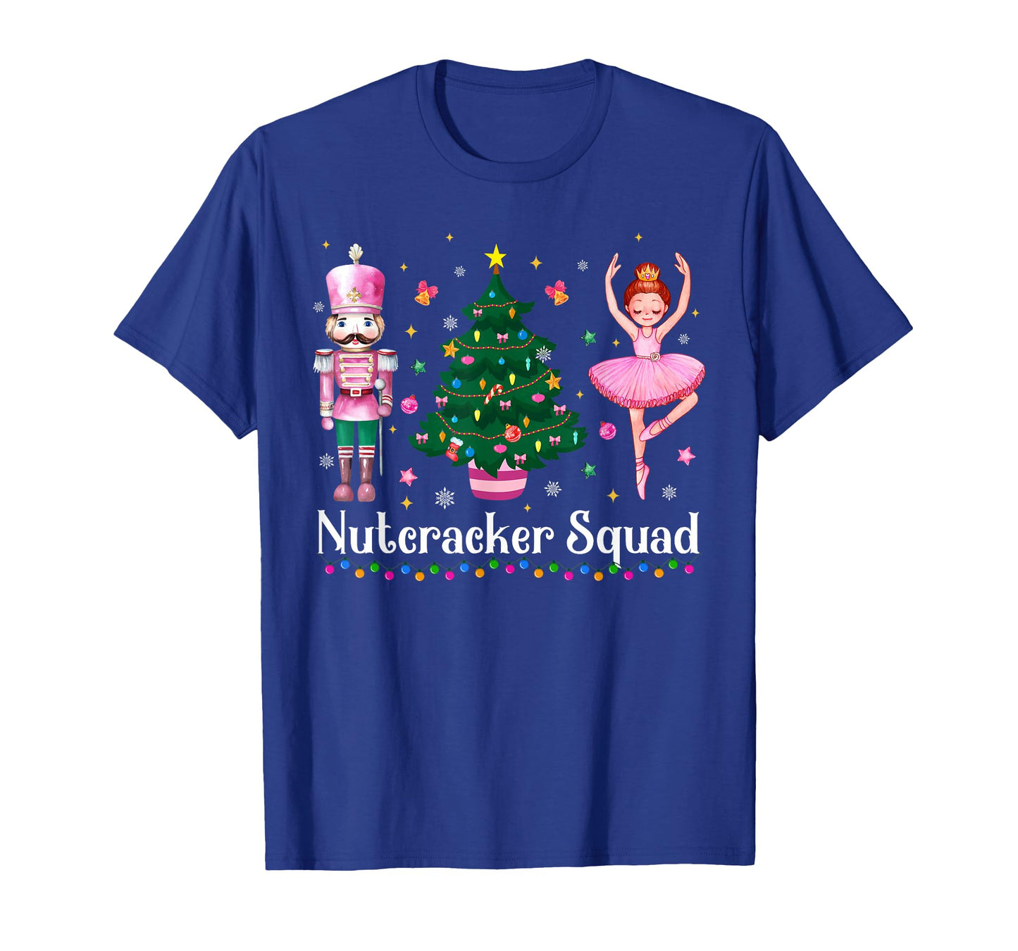 Christmas Nutcracker Squad Ballet Dance Women Kids Girls T-Shirt