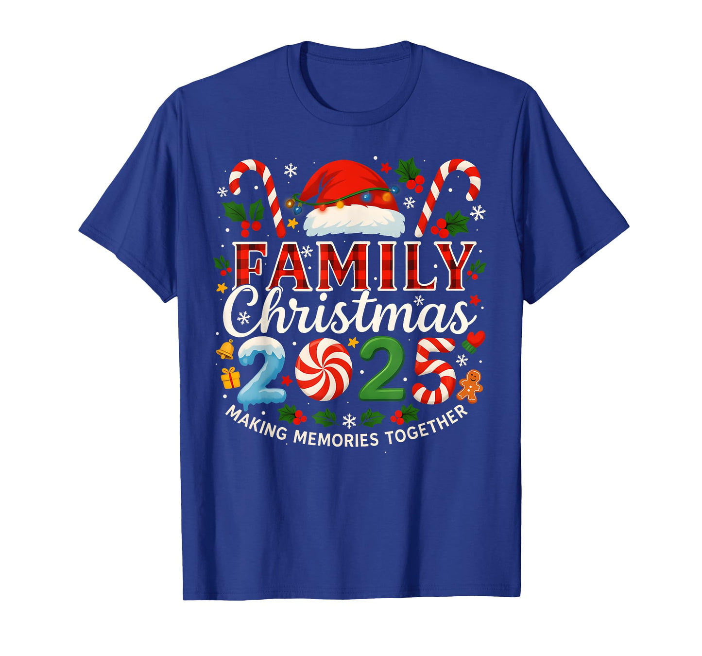 Matching Family Christmas 2025 Making Memories Together T-Shirt
