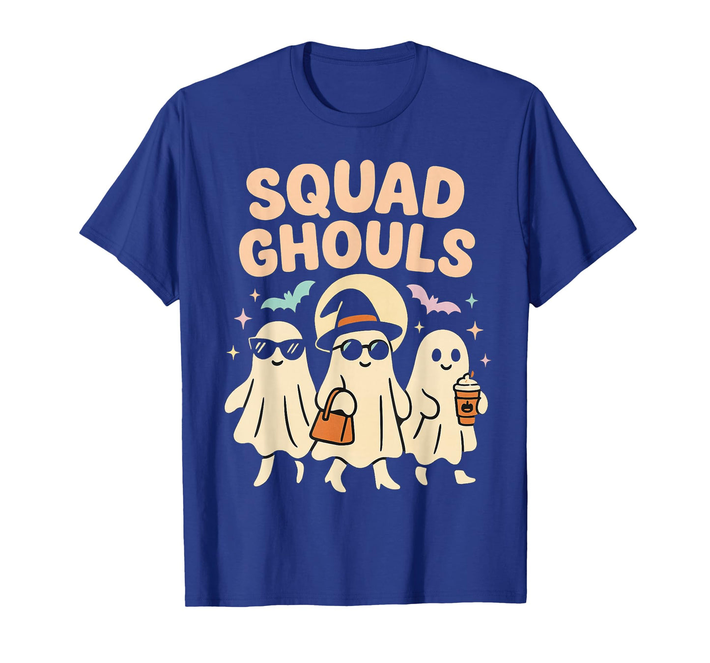 Funny Ghouls Cute Ghost Halloween Spooky Witch Hat Tee T-Shirt