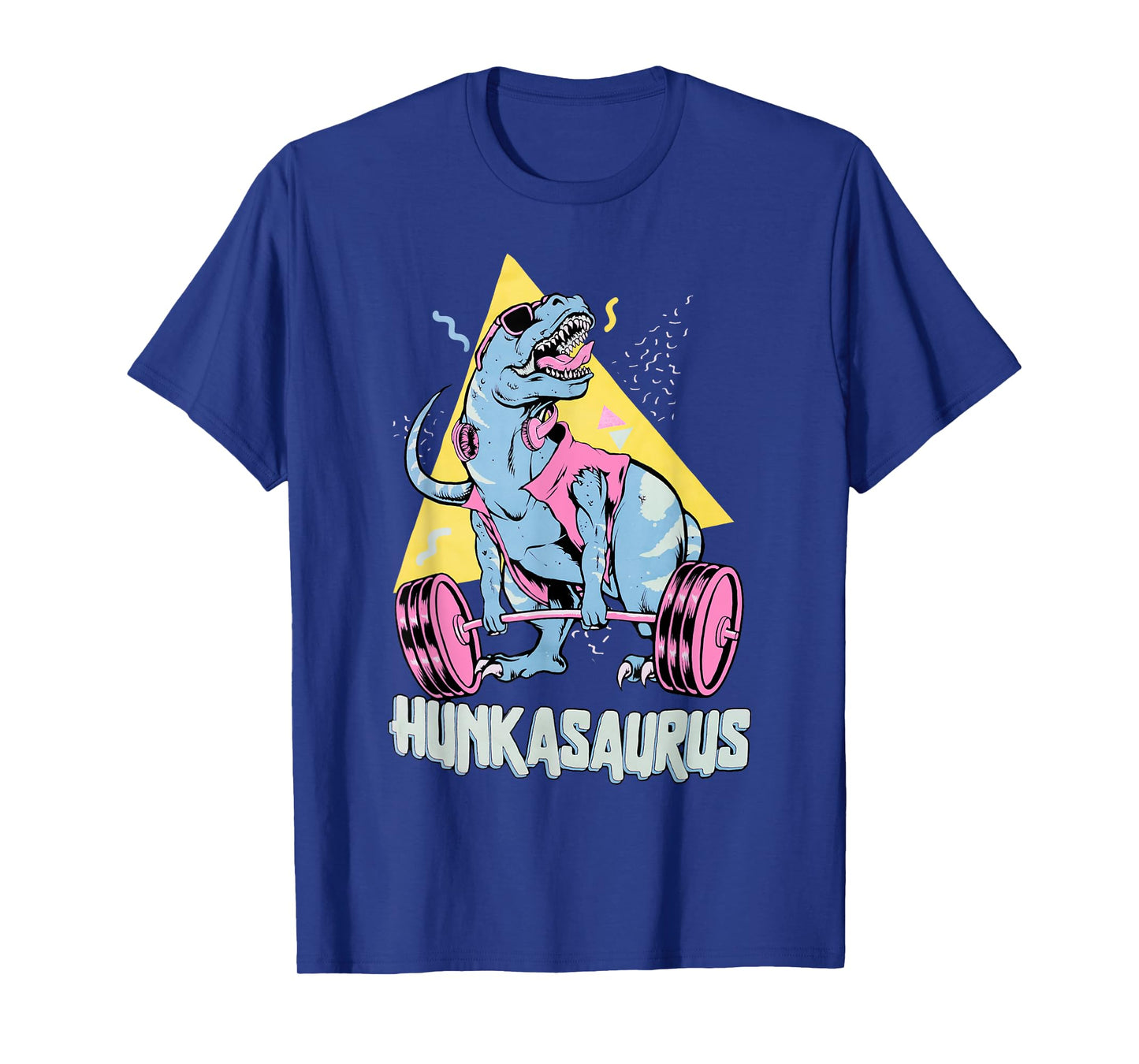 Hunkasaurus T rex Dinosaur Funny Gym & Workout T-Shirt