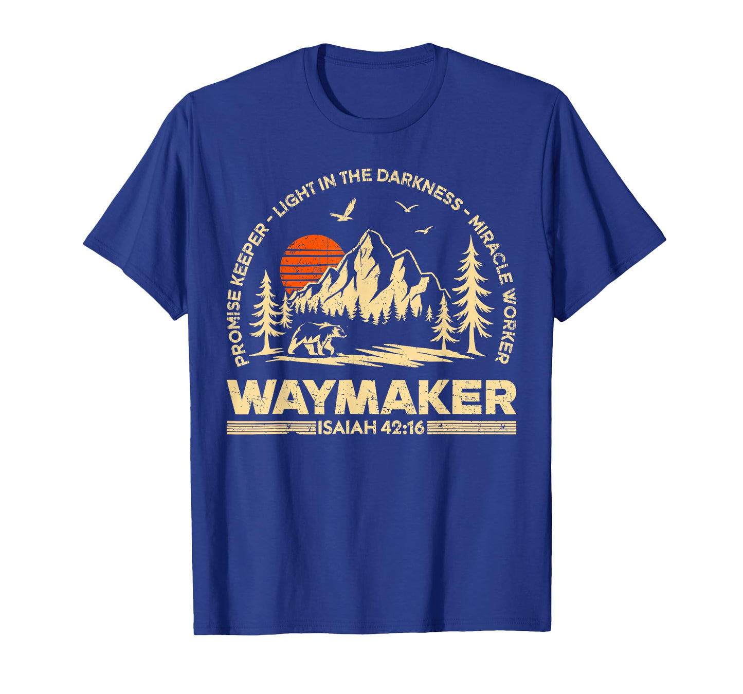 Waymaker Miracle Worker Promise Keeper Christian Mens Womens T-Shirt
