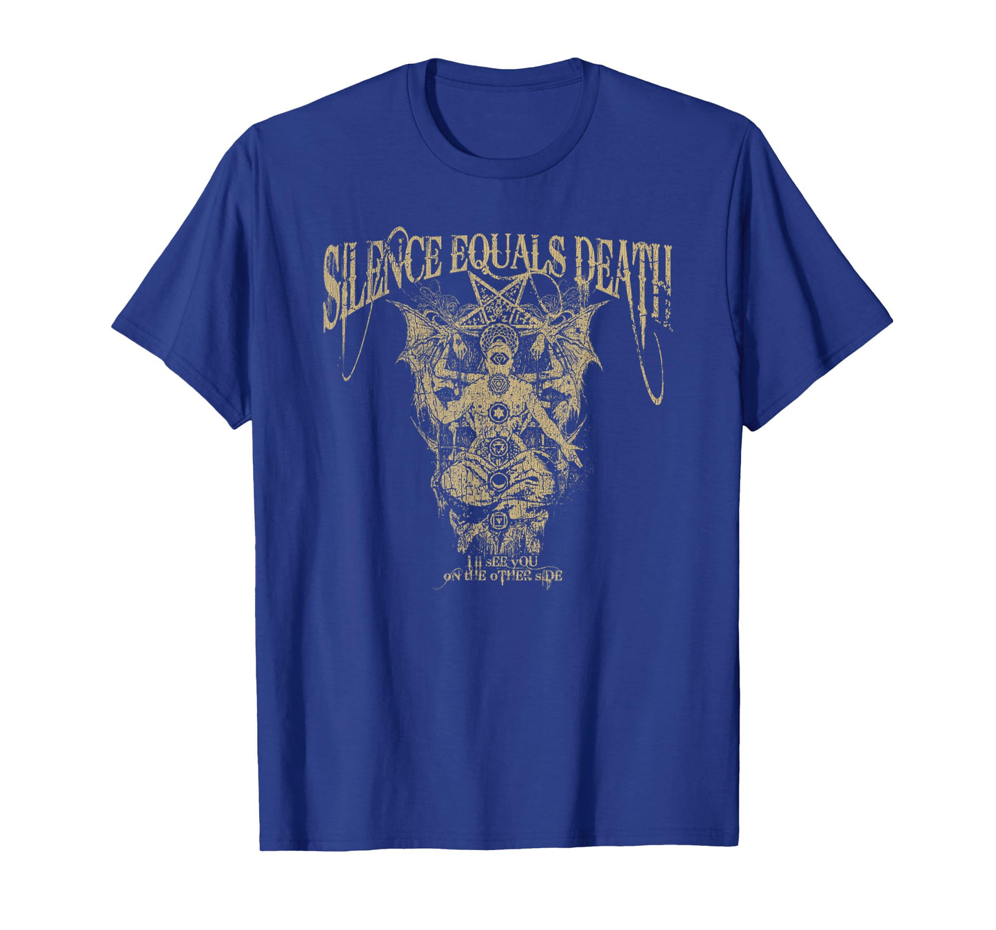 Vintage Silence Equals Death Sanity Assassin Tee T-Shirt