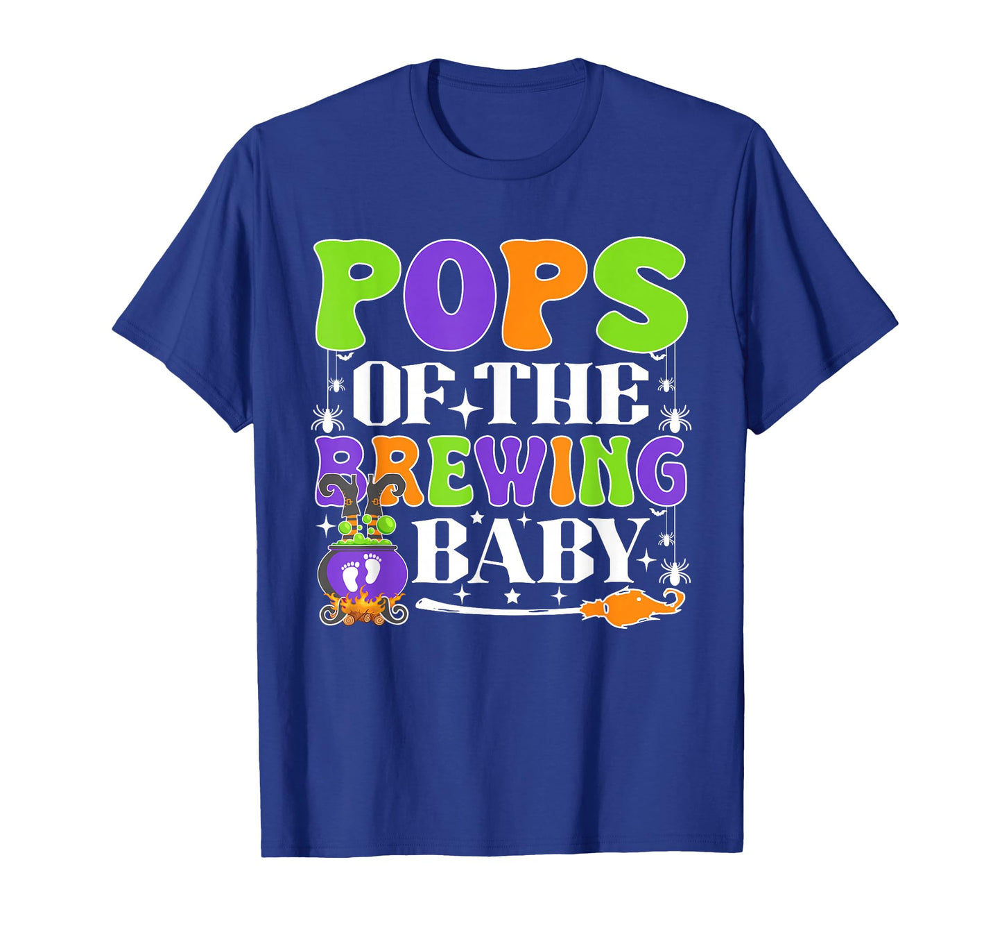 Pops of The Brewing Baby Halloween Witch Baby Shower T-Shirt