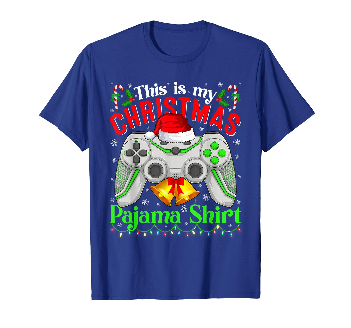 This is My Christmas Pajama Video Game Gamer Boys Teens Kids T-Shirt