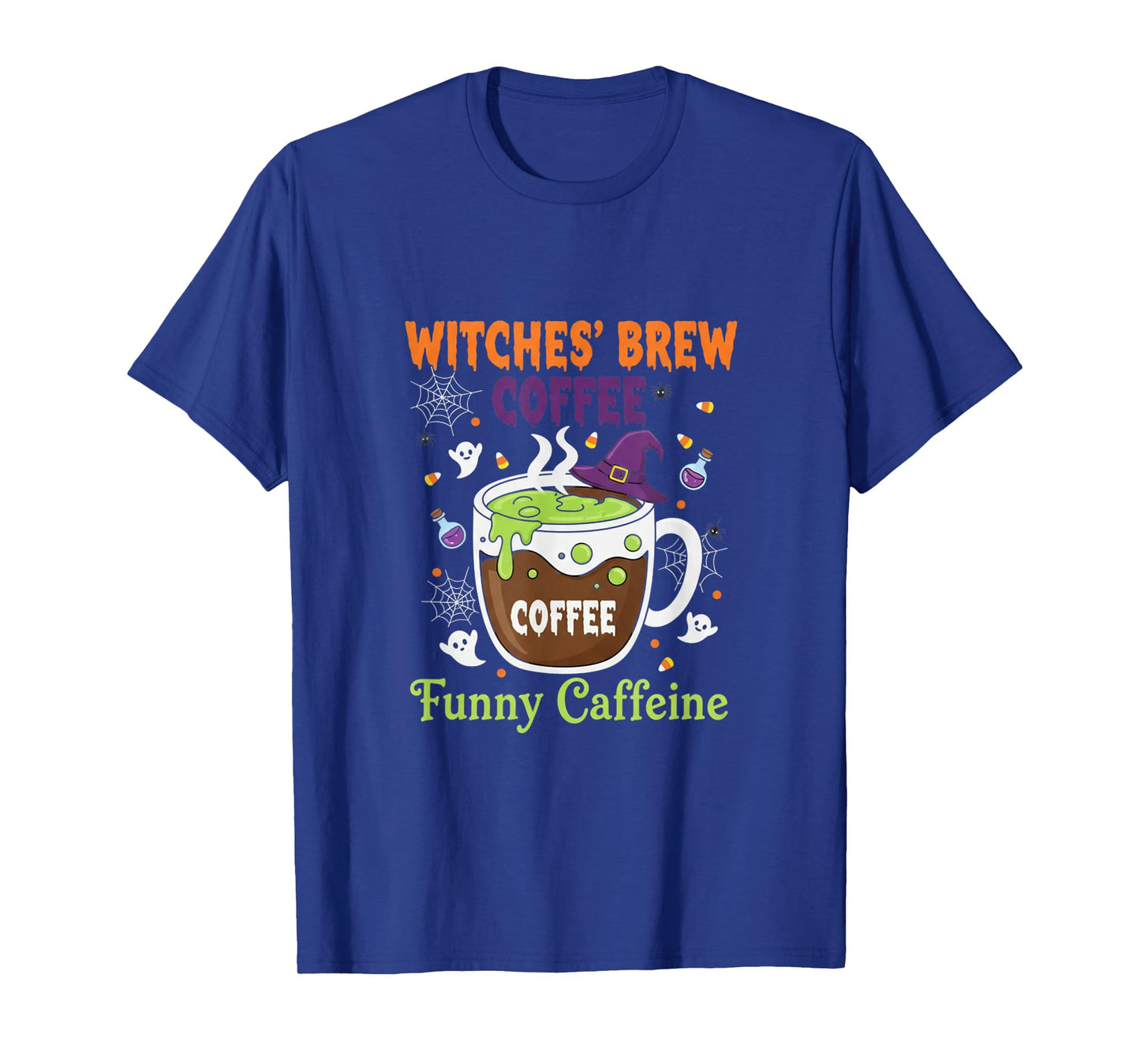 Witches Brew Coffee Halloween Funny Caffeine T-Shirt