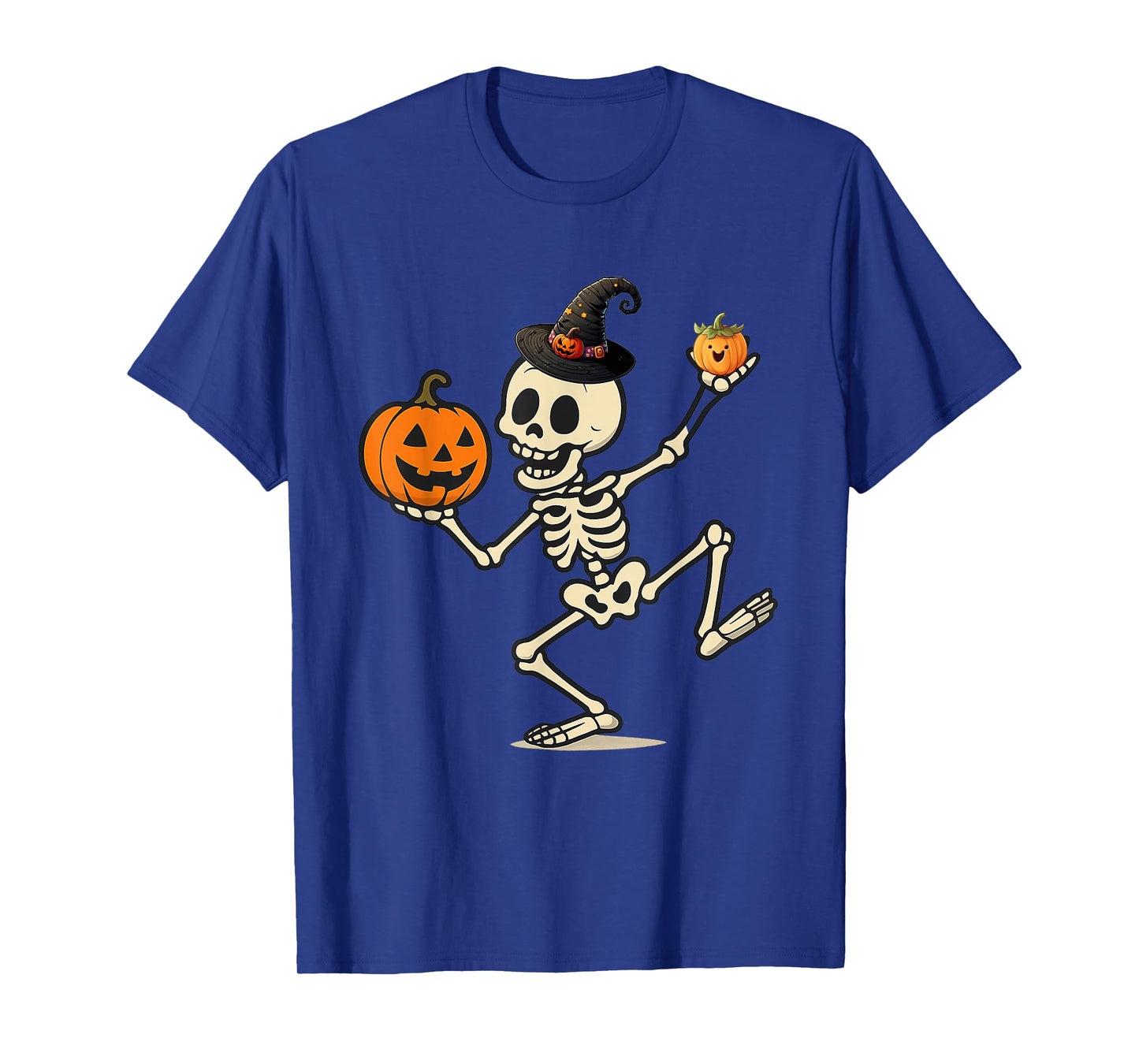 Dancing Skeleton Halloween Design Cute and Fun Spooky Style T-Shirt