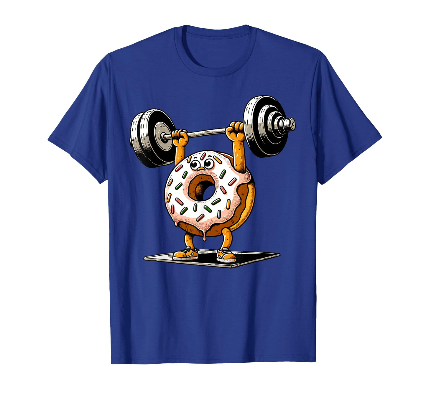 Weightlifting - Funny Fitness Workout Gym Donut Lover T-Shirt