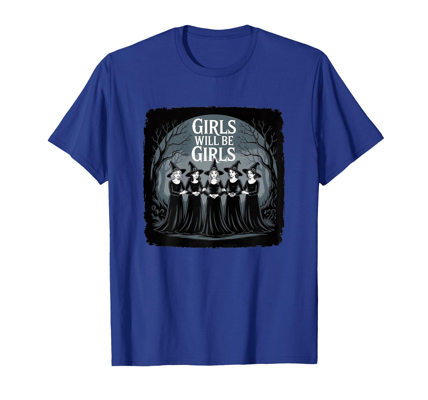 MysticMoon Will Be Girls Witch Circle Tee T-Shirt