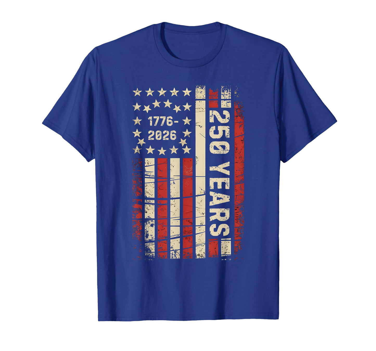250 Years America Anniversary 250th Independence Day Vintage T-Shirt