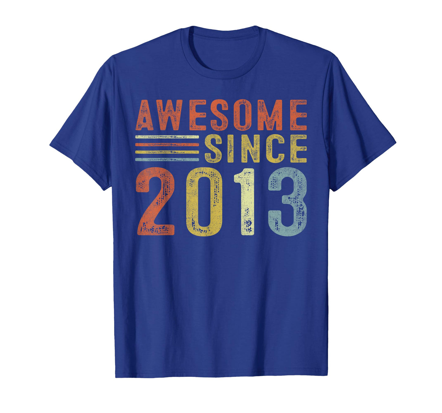 Awesome Since 2013 12th Birthday Retro Gifts Born In 2013 T-Shirt