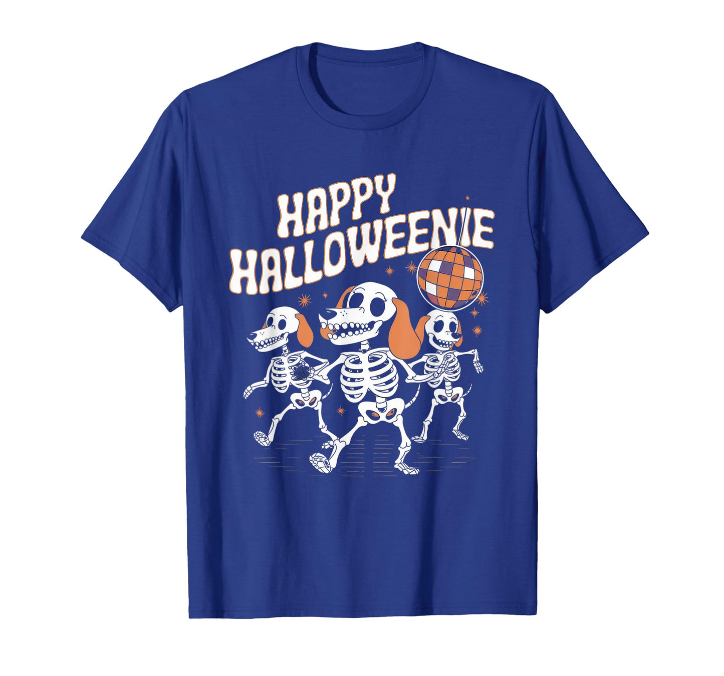Happy Halloweenie Tshirt Women Men Wiener Monster Party T-Shirt