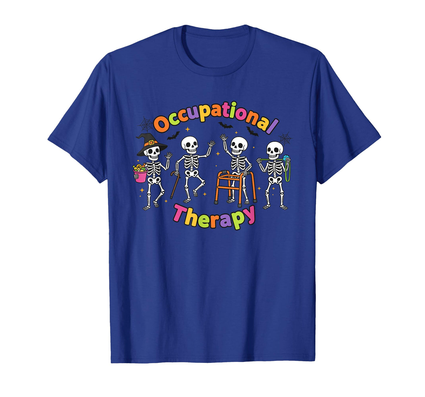 Occupational Therapy Halloween Skeletons OT Squad T-Shirt