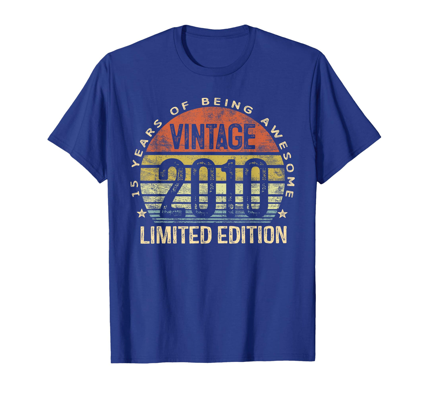 Vintage 2010 Limited Edition 15-Year-Old Gifts 15th Birthday T-Shirt