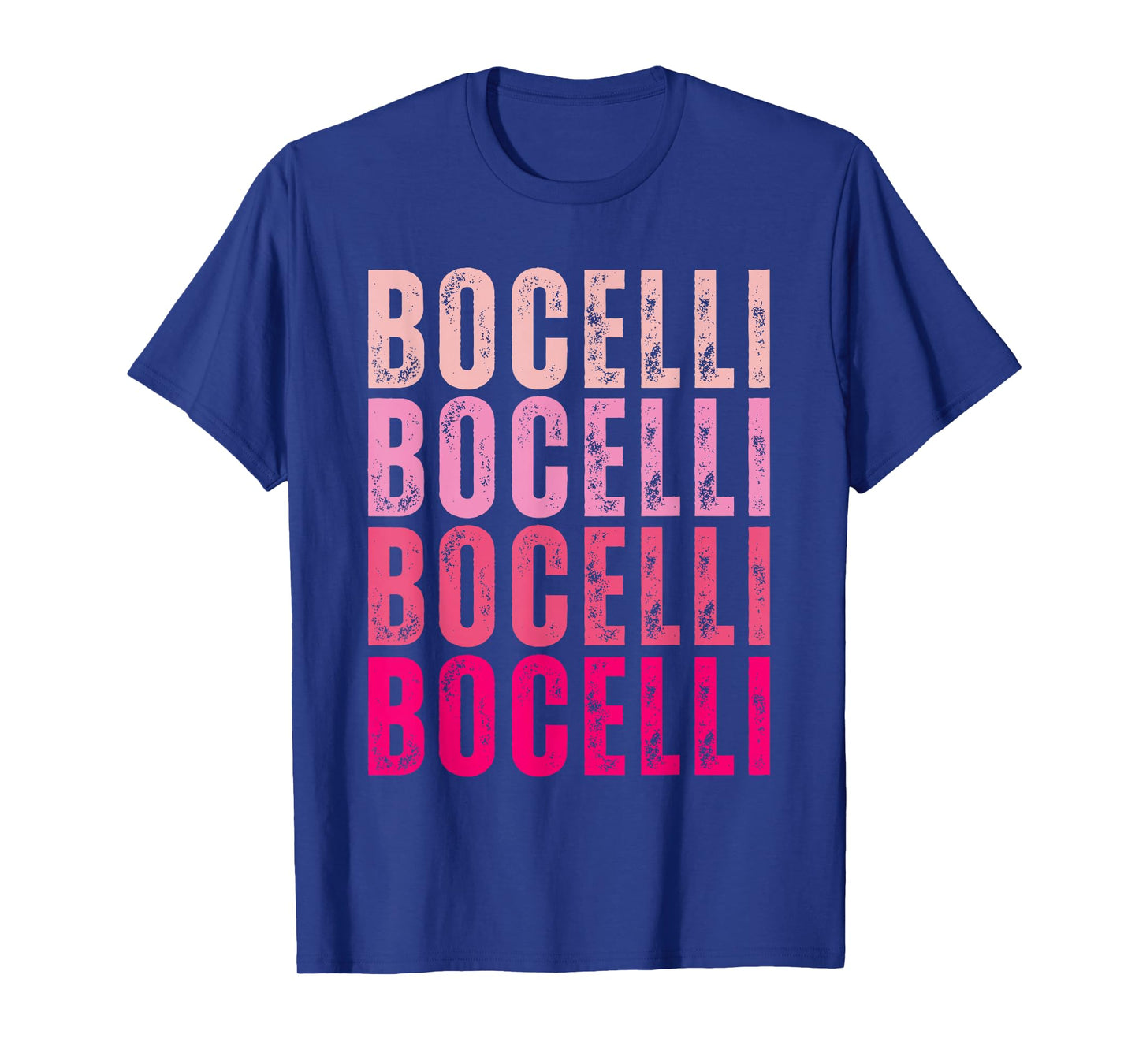 Bocelli Personalized Name I Love Bocelli Vintage T-Shirt