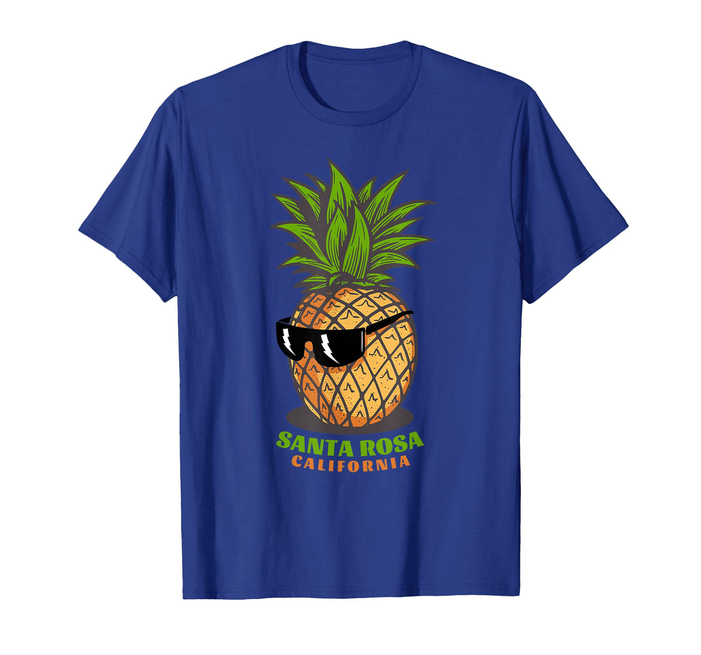 Santa Rosa California CA Cute Pineapple Sunglasses Vacation T-Shirt