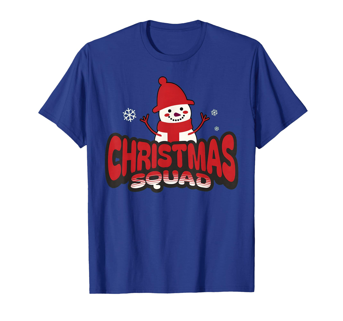 Santas-Favorite 2025 Xmas Love Christmas Squad Santa Group T-Shirt