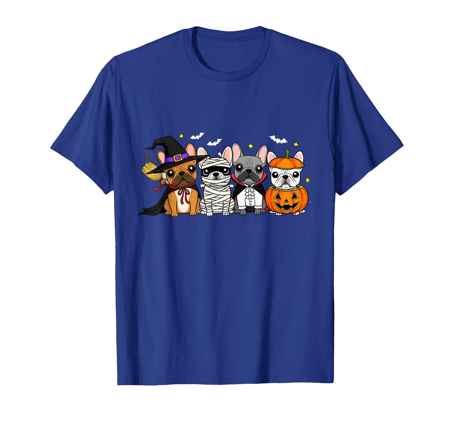 Mummy French Bulldog Halloween French Bulldog Witch Dog Mom T-Shirt