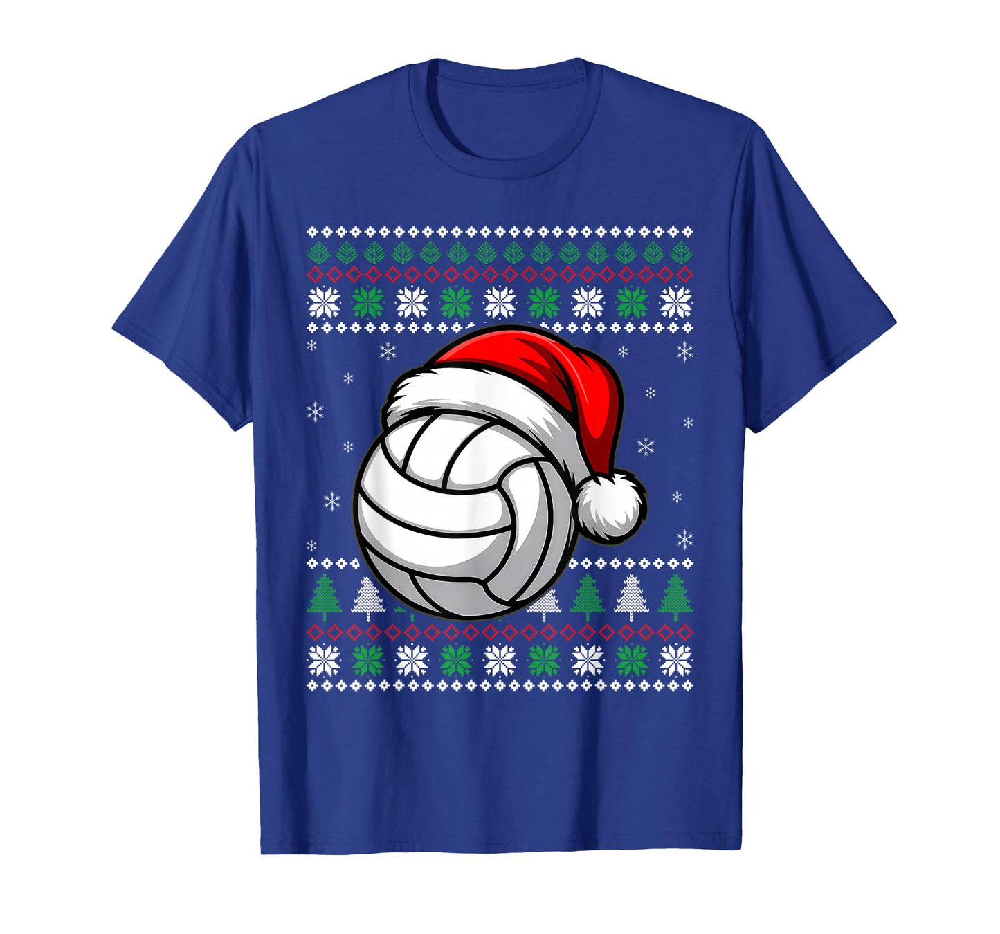 Ball Santa Hat - Christmas Volleyball T-Shirt