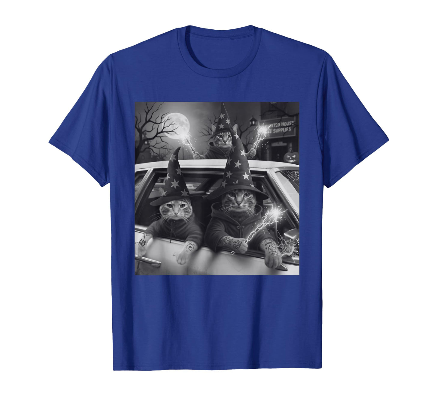 Funny Gangster Cat Street Design Men Women Kids Boys Girls T-Shirt
