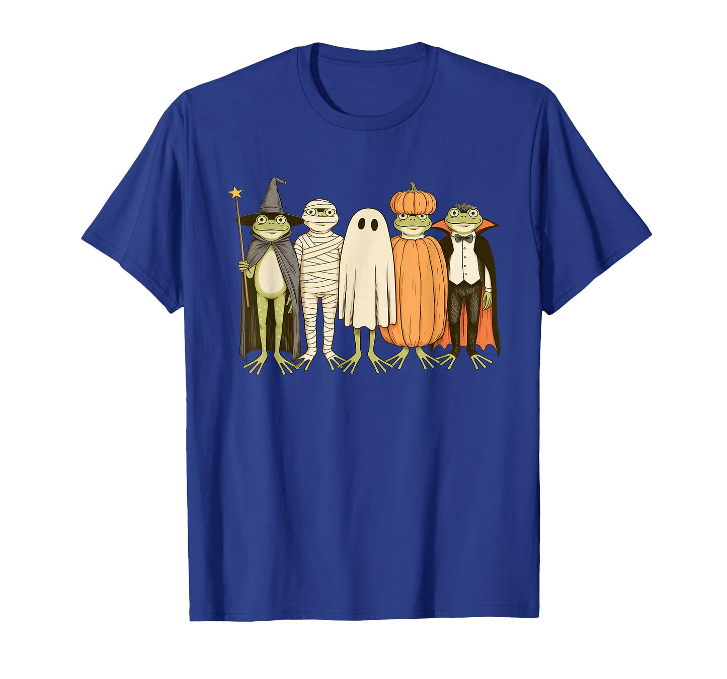 Frog Halloween Ghost Pumpkin Witch Costumes Kids Boys Girls T-Shirt