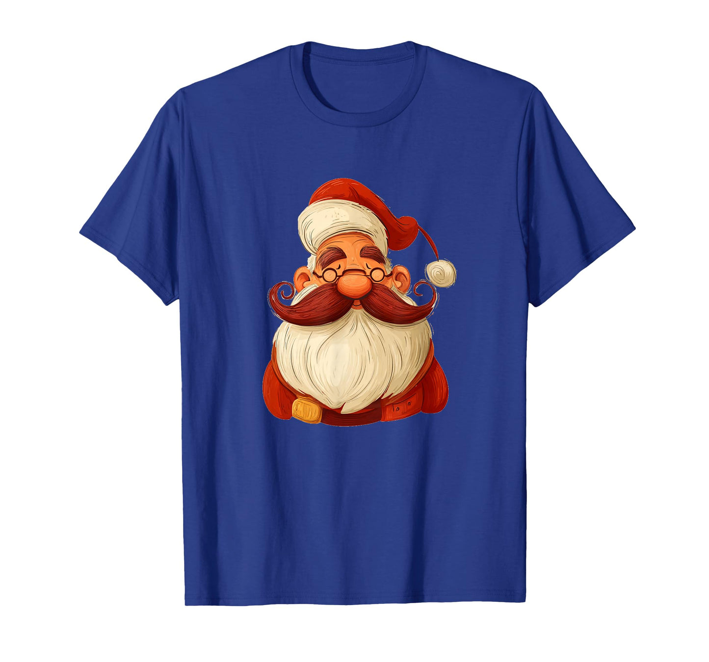 Pretty Santa Beard with Christmas Hat Costume T-Shirt
