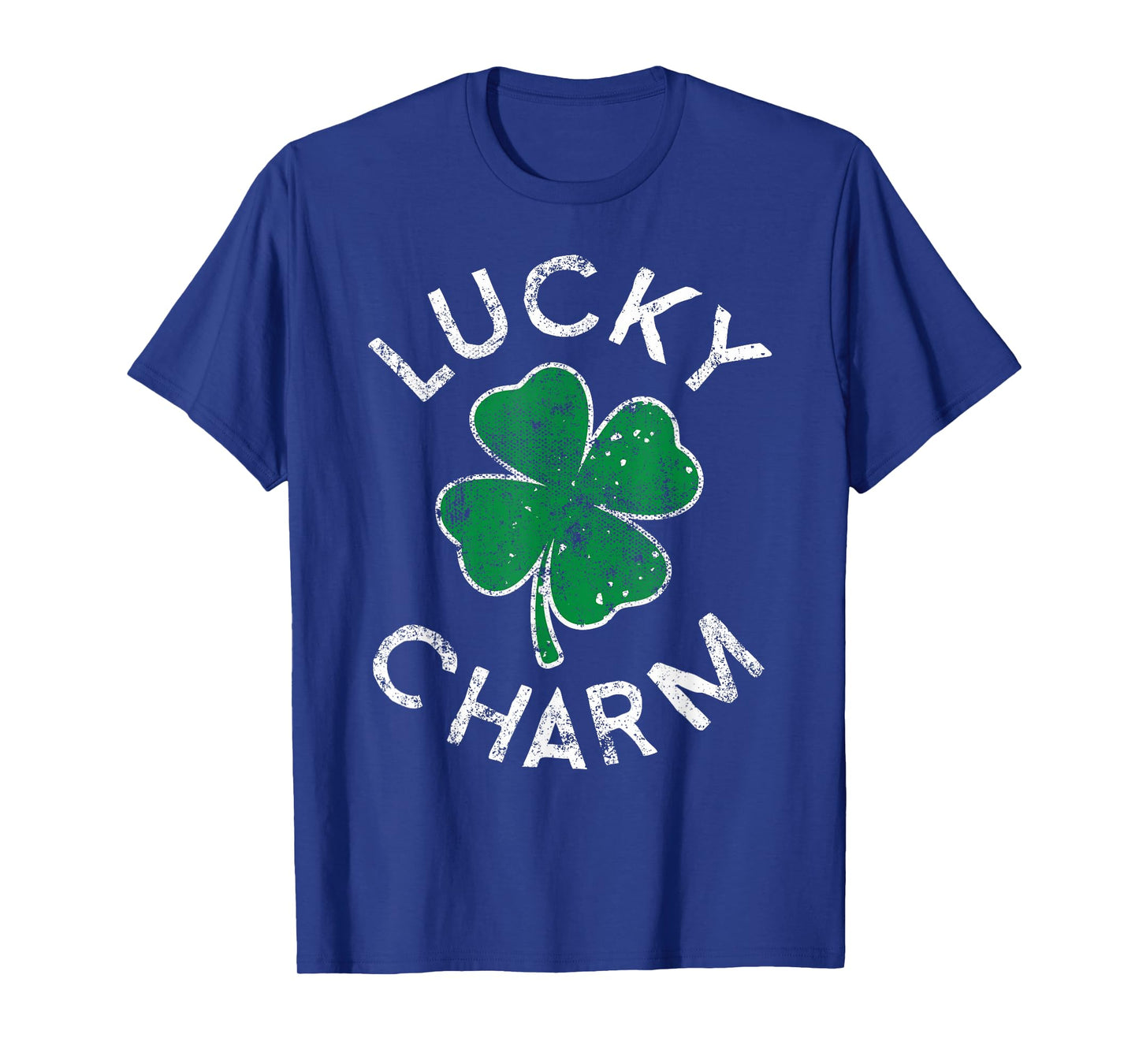 Lucky Charm Clover St. Patrick's Day Distress T-Shirt