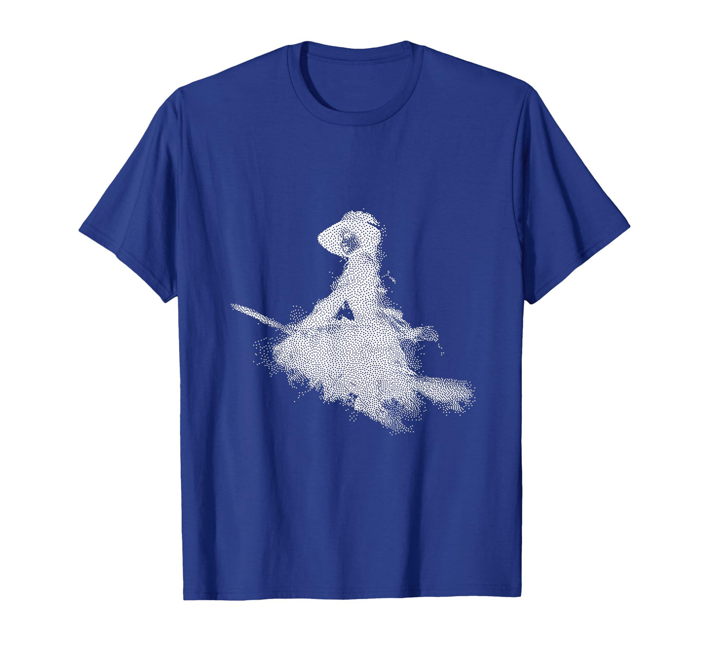 Enchanted Witch Flying Broom Halloween T-Shirt