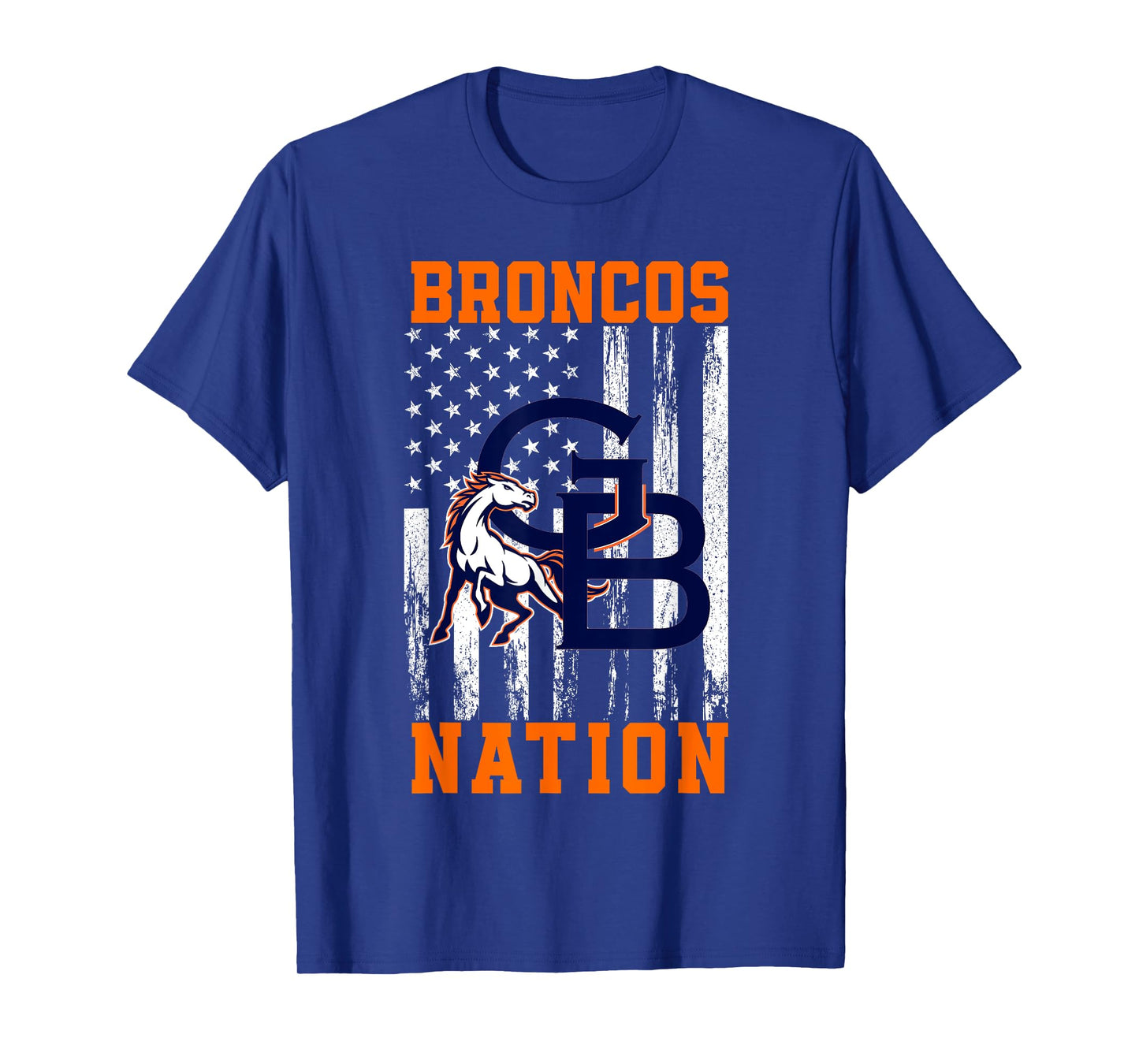 George Bush Broncos Logo Nation HS T-Shirt