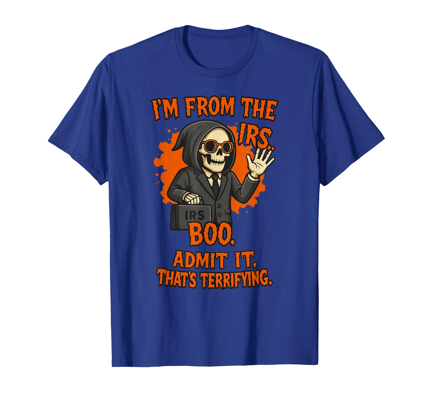 Boo-Halloween, Tax Office Costume, Boo-IRS Agent, Halloween T-Shirt