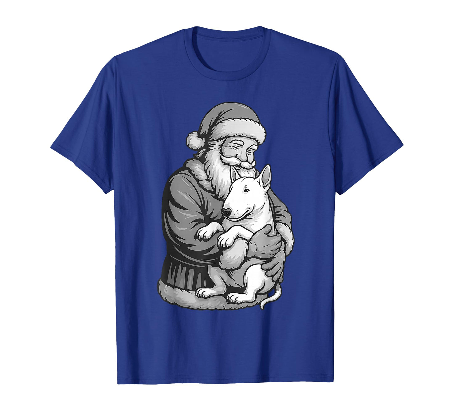 English Bull Terrier Santa Claus Christmas Dog Lover T-Shirt