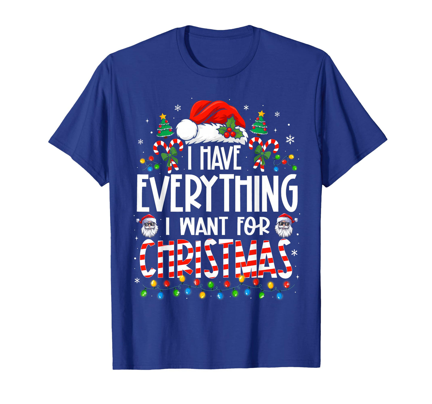 I Have Everything I Want for Christmas Matching Couples Xmas T-Shirt