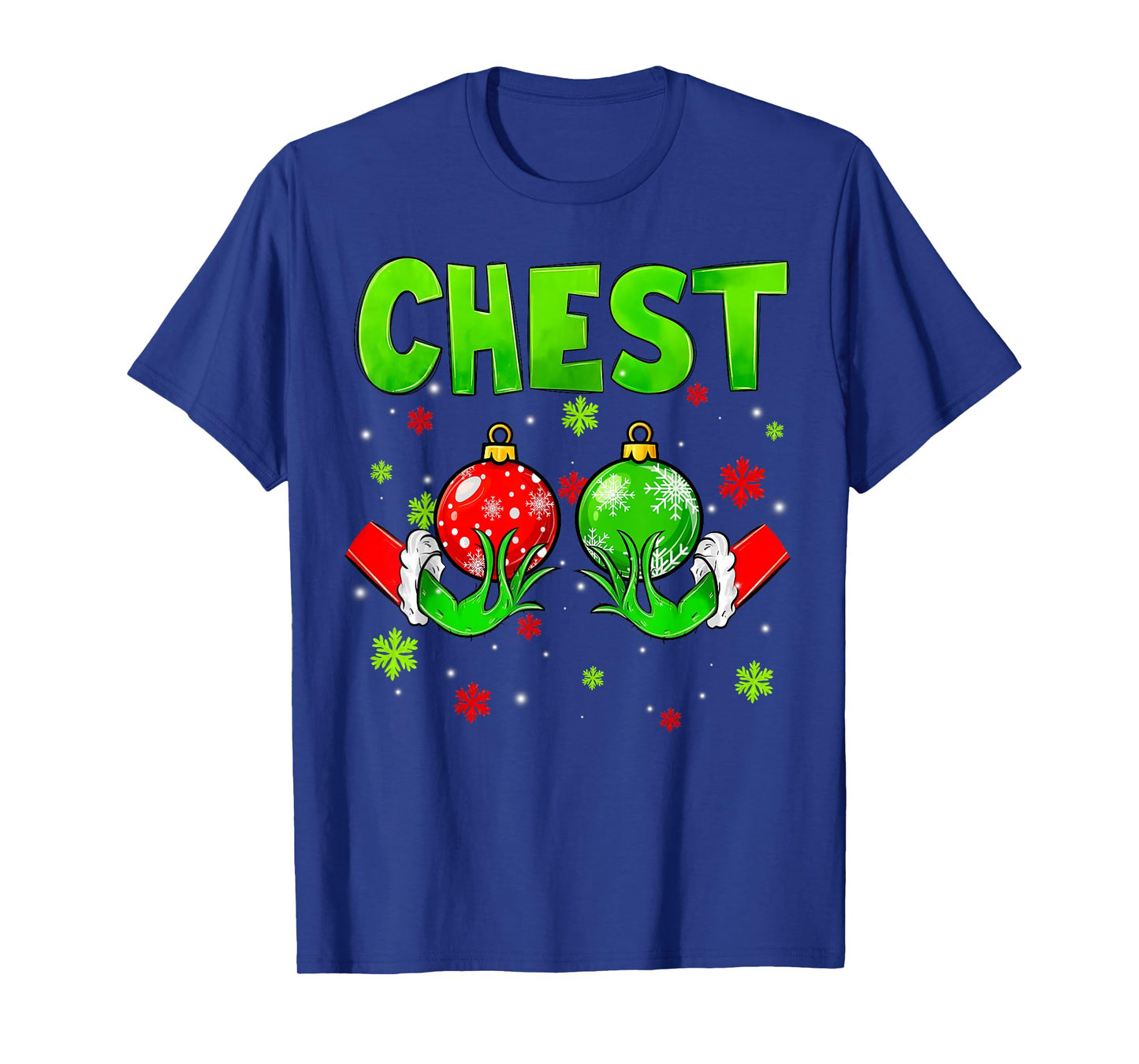Chest Nuts Matching Chestnuts Christmas Couples Women Funny T-Shirt