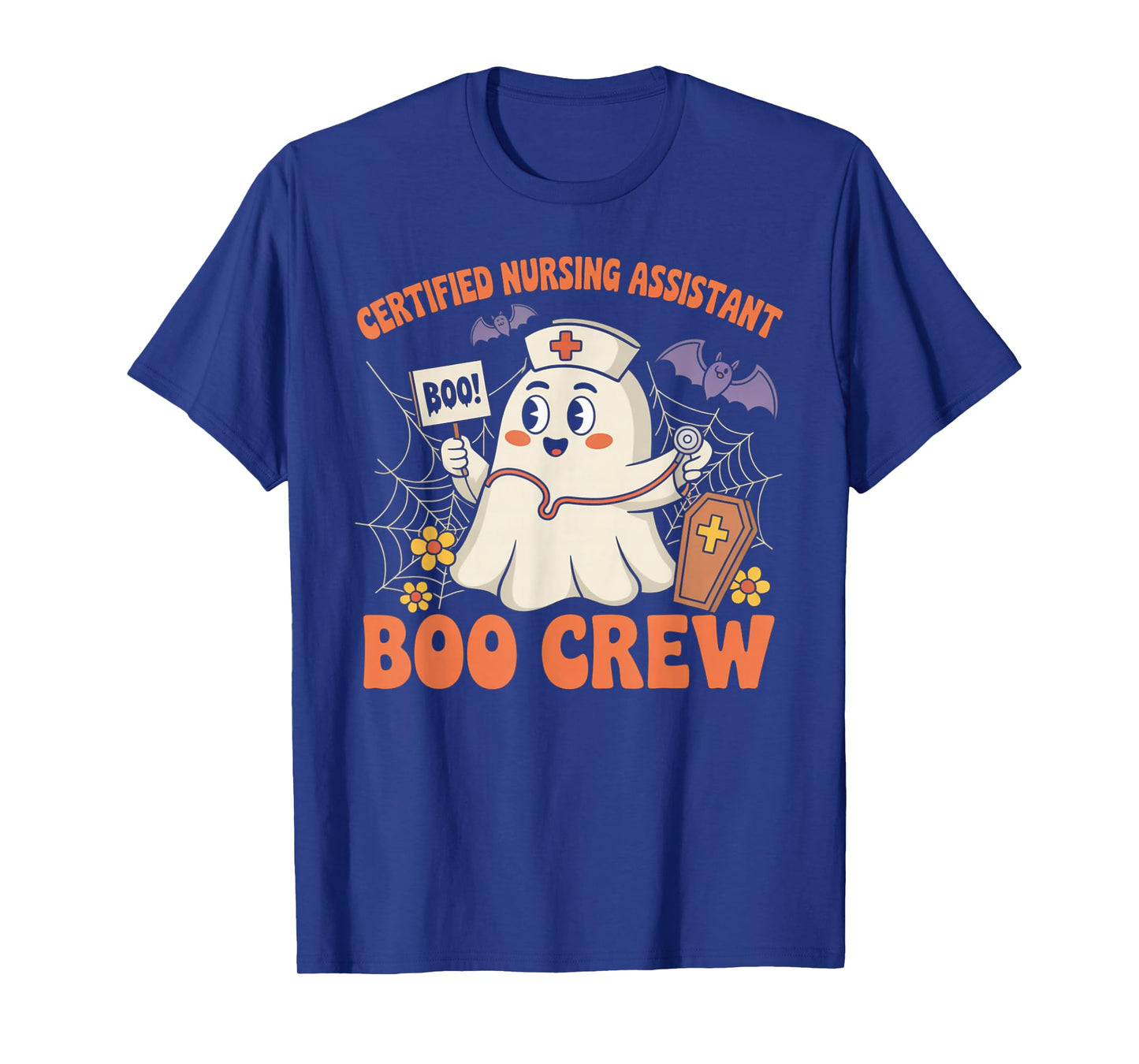 Certified Nursing Assistant Boo Crew Ghost T-Shirt
