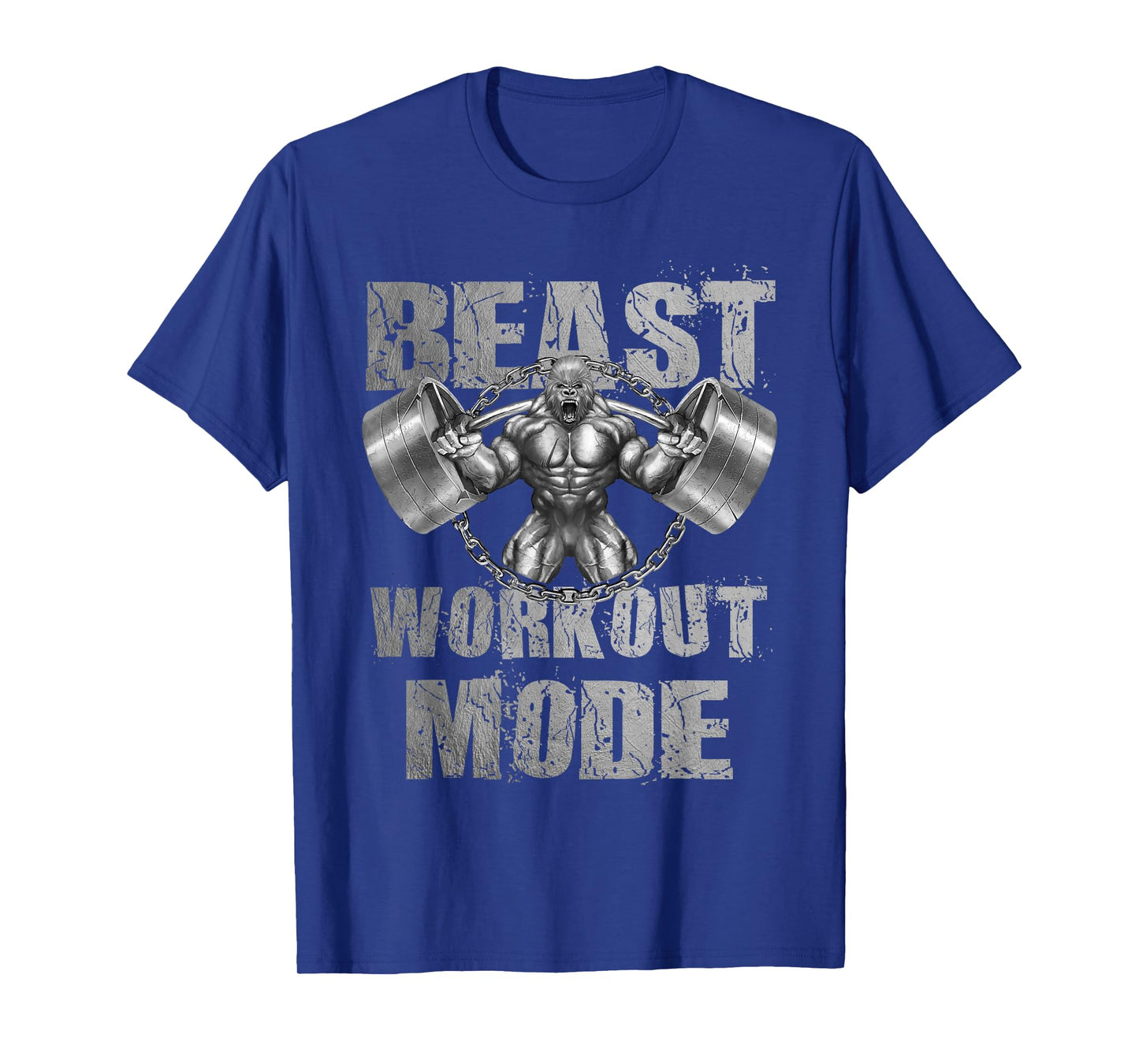 Gorilla Beast Workout Mode Lifting Weights Fitness Gym T-Shirt