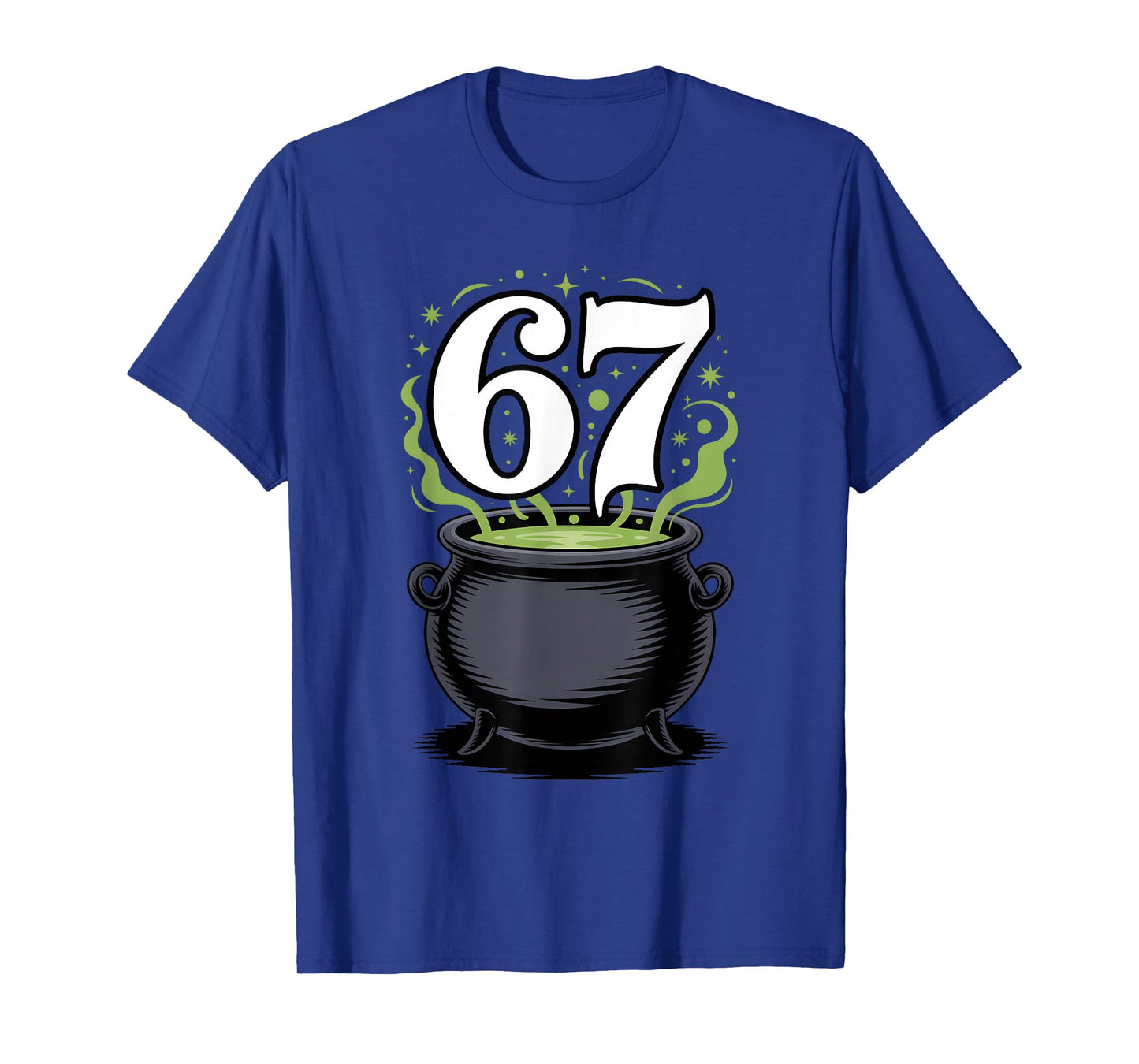 67 Meme Funny Halloween Six Seven Witch 6 7 T-Shirt