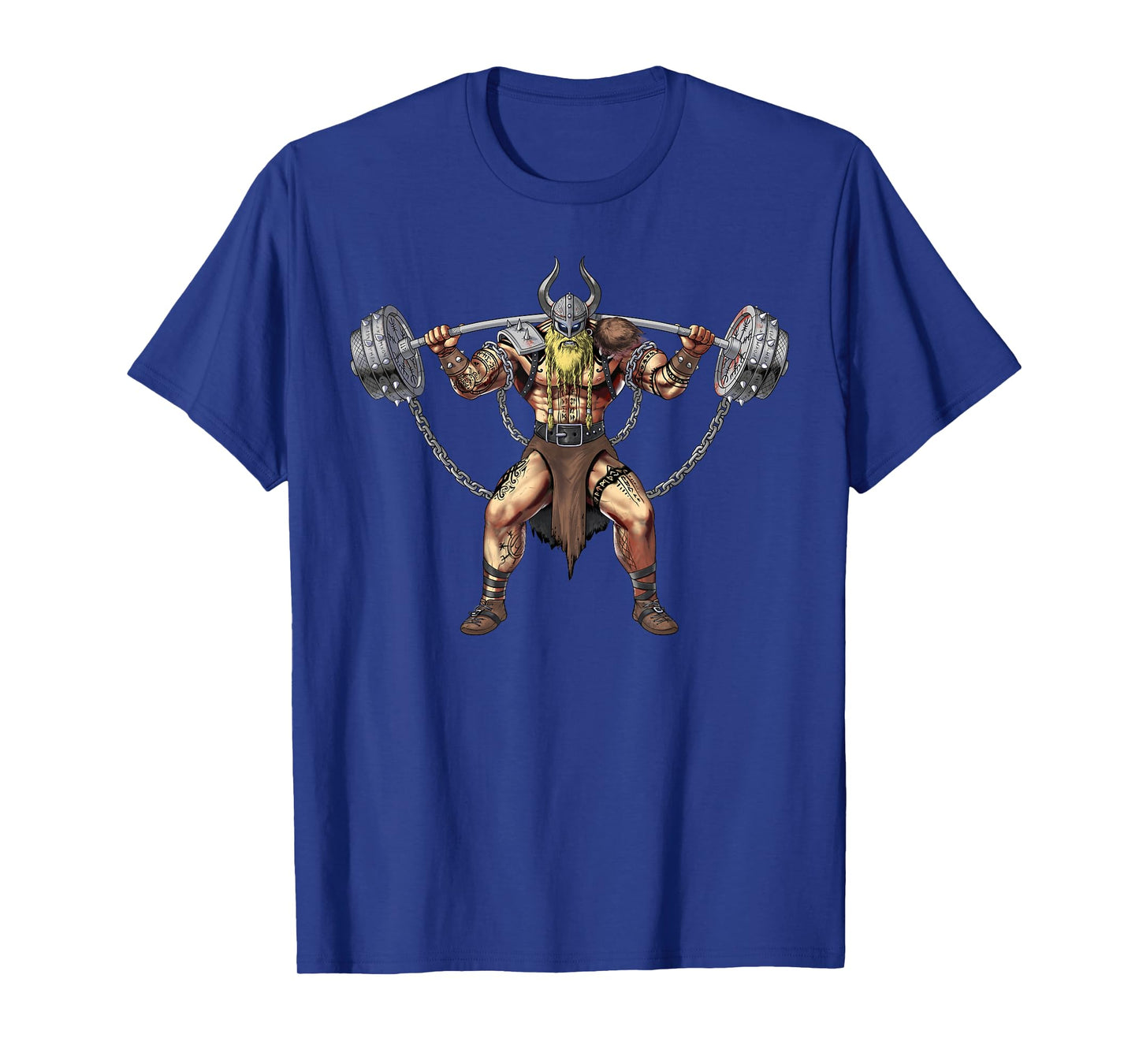 Viking Warrior Bodybuilding Gym Weightlifting Powerlifting T-Shirt
