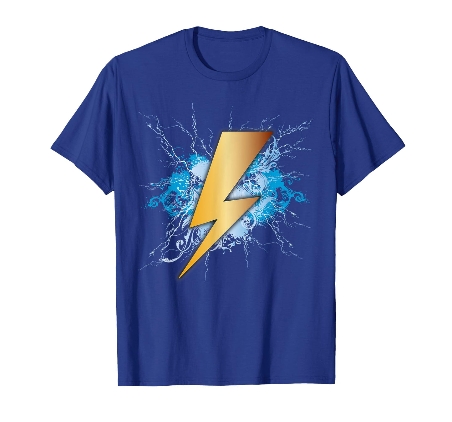 Lighting Bolt Blue Thunderbolt Electrical Storm T-Shirt