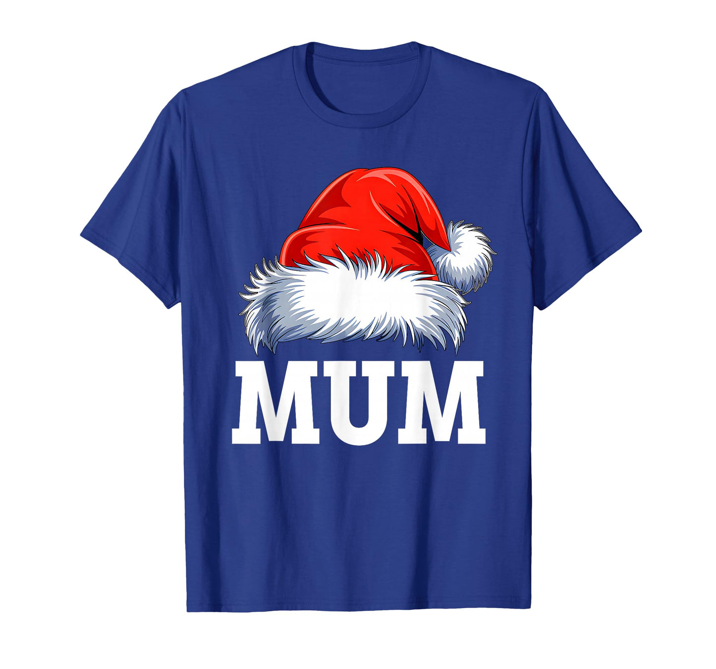 Mum Santa Christmas Family Matching Pajamas Xmas Squad T-Shirt