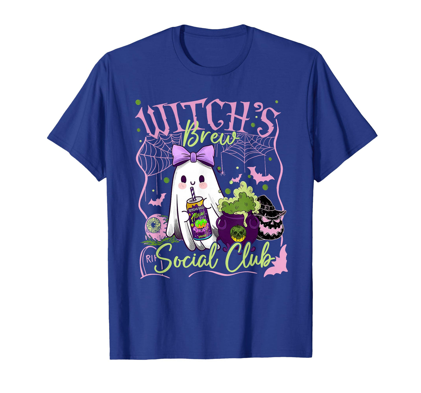 Witch Brew Social Club Witch Halloween Witchy T-Shirt