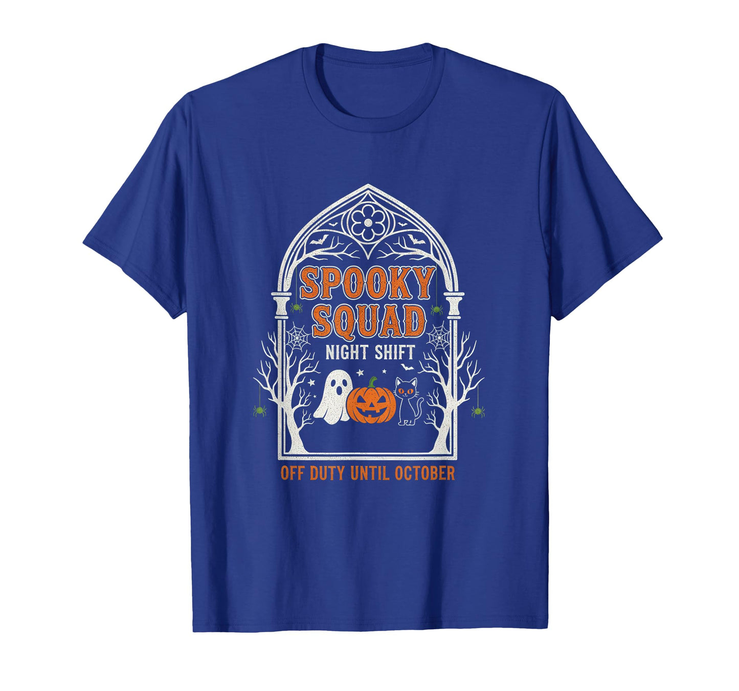 Spooky Squad Night Shift Funny Halloween Trick or Treat T-Shirt